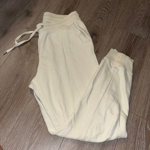 Yellow Uniqlo sweatpants joggers